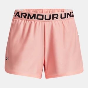Under Armour Pink Play Up Inset Printed Shorts